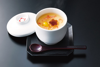 かにあんかけ茶碗蒸し