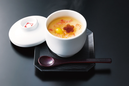 かにあんかけ茶碗蒸し