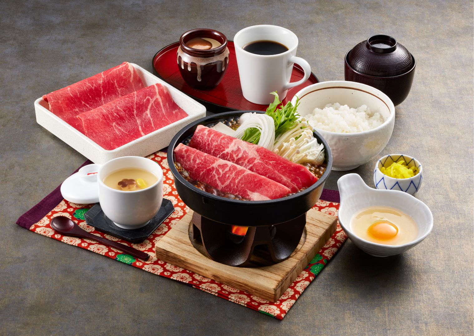 熟成牛すき焼き膳