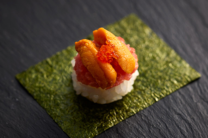 うに海鮮手巻き