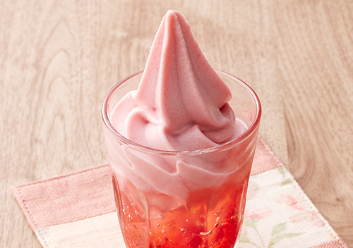 いちごのシャーベット＆ゼリー