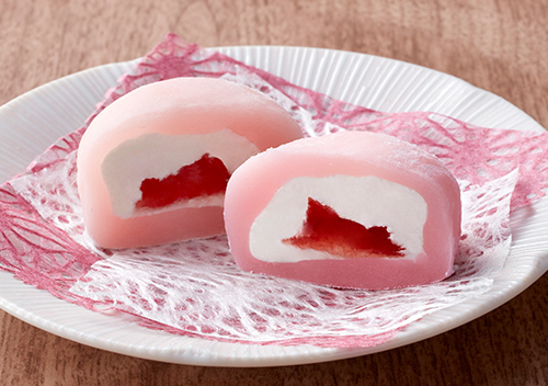 いちごみるく大福